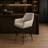 Portia Ivory Boucle Bar Stool