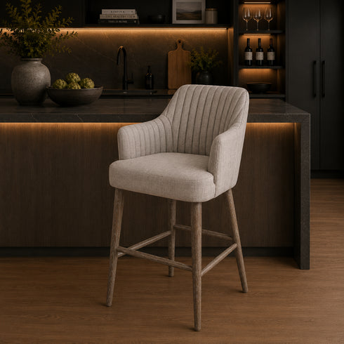 Boldy Grey Bar Stool