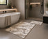 Sienna Silver Bath Mat Set