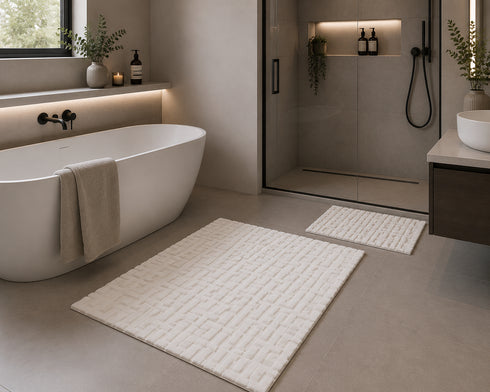 PRE ORDER Jude Cream Bath Mat Set