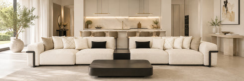 Vogue Sofa - Build Your Own - Cream