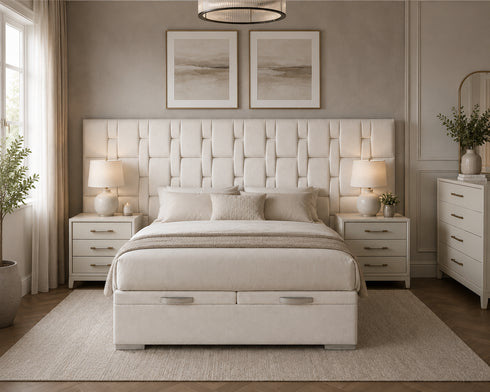 Silverstone White Bed