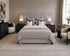 Grande Capri Plush Silver Bed