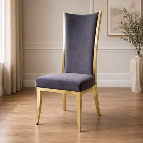 Grace Chair- Gold Grey