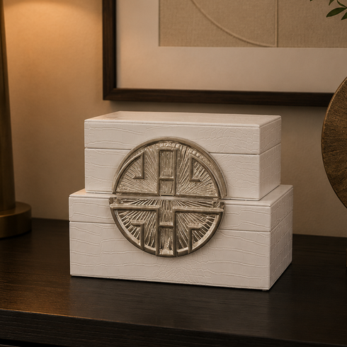 White Object Box - Silver