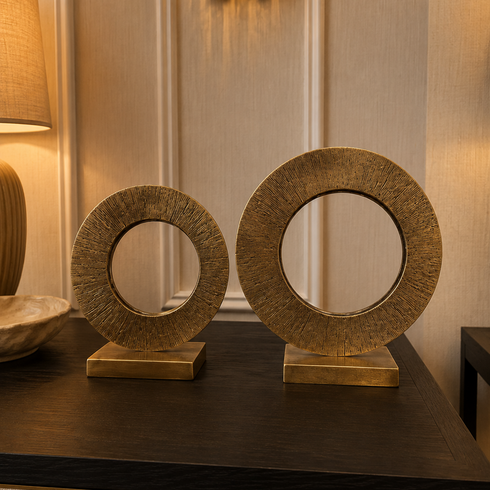 Brass Halo Sculpture