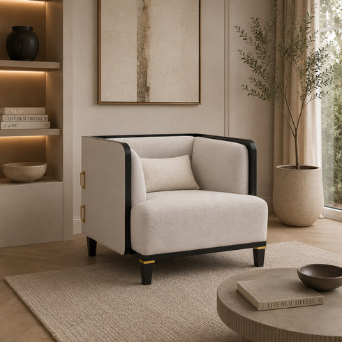 Belgravia 3 Seater Sofa - Ivory