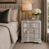 Antara 3 Drawer Bedside - Silver