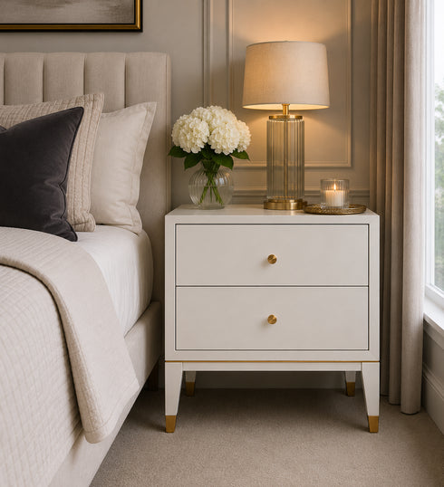 Bailey Side Table White