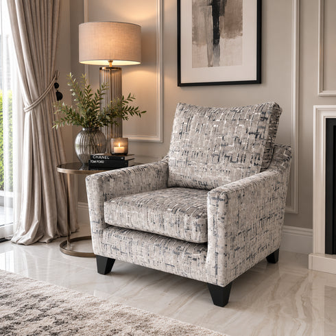 Manhattan Greige Companion Chair