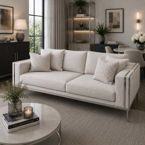 Atlas Sofa 3 Seater Grey - Ex Display