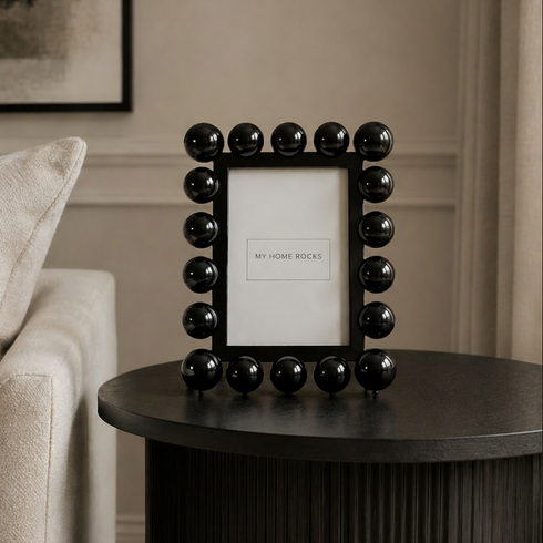 Black Bobble Photo Frame