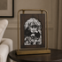 Antique Brass Hanging Photo Frame