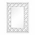 Criss Cross Rectangle Wall Mirror