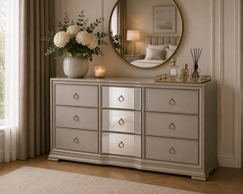Antara 3 Drawer Chest - Gold