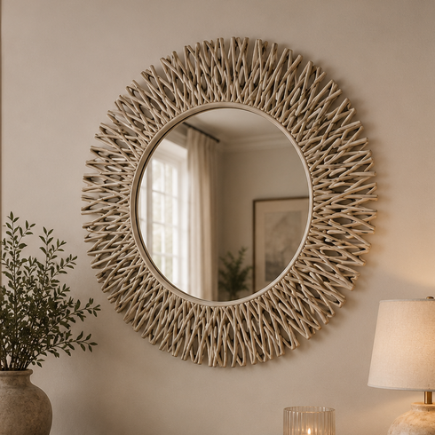 Adina Round Mirror