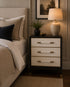 Lucia 3 Drawer Bedside Table