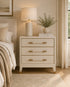 Roma 3 Drawer Bedside Table