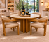 Cohen Round Dining Table & 4 Chairs Set
