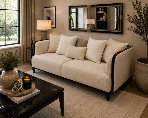 Belgravia 3 Seater Sofa - Latte