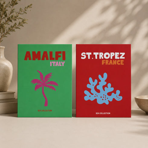 PRE-ORDER St Tropez & Amalfi Book Box Set