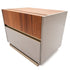 Corso Como Beige 2 Drawer Bedside Table - Ex Display