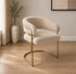 PRE-ORDER Hannah Beige & Gold Dining Chair