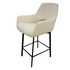 Portia Ivory Boucle Bar Stool