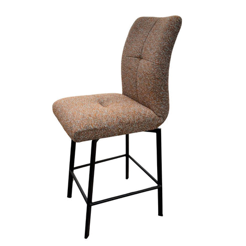 Penny Orange/Grey Bar Stool