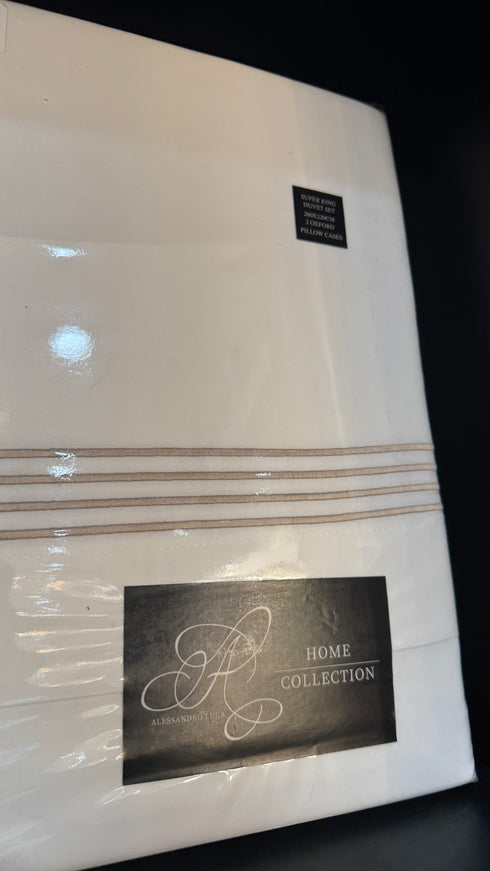 Thea Beige Duvet Set