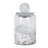 Clear Glass Speckle Jar