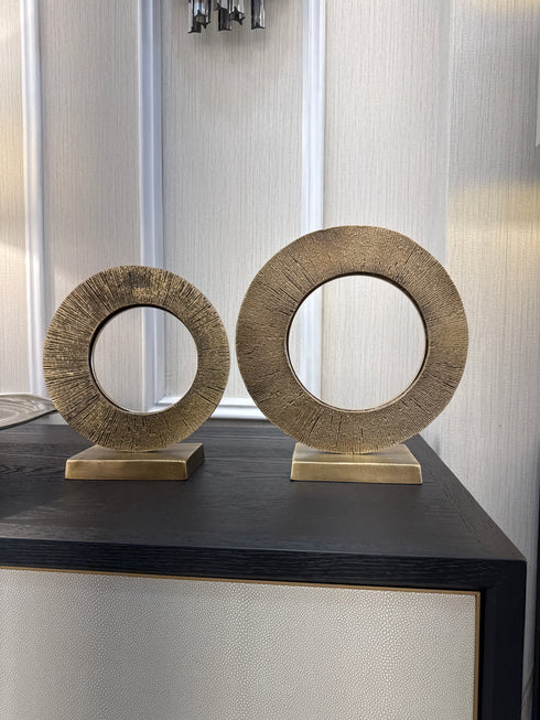 Brass Halo Sculpture