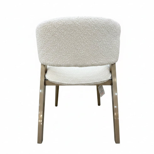 Celine Gold & Off White Chair