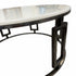Pre Order Ovada Coffee Table - Gunmetal Black & White Marble