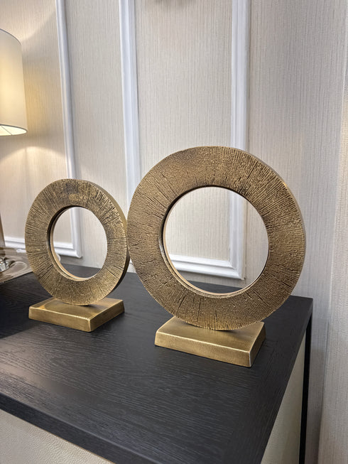 Brass Halo Sculpture