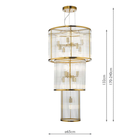 Elle 15 Light Chandelier