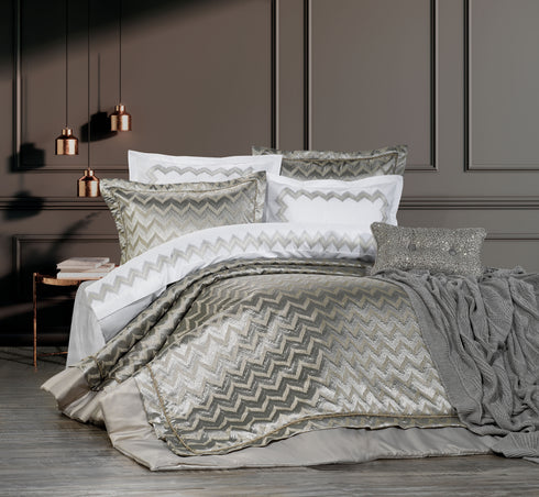 Elena Grey Duvet Set