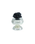 Silver and Black Coral Urn Set of 2