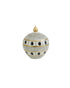 White & Black Polka Dot Round Jar Set of 3