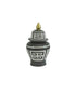 Grey & White Square Design Jar Set Of 3