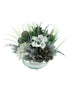 Silver Flat Flower Vase