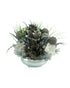Silver Flat Flower Vase