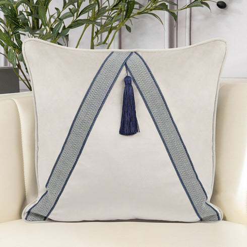 Eden Cream Velvet Cushion