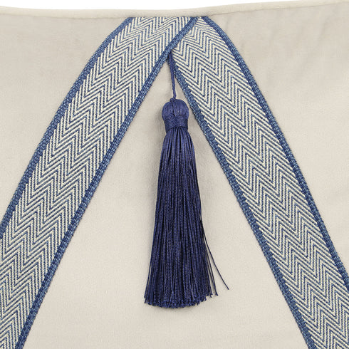 Eden Cream Velvet Cushion