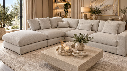 Kansas 5 Piece Open Corner Sofa