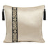 Brianna Latte Silk Cushion