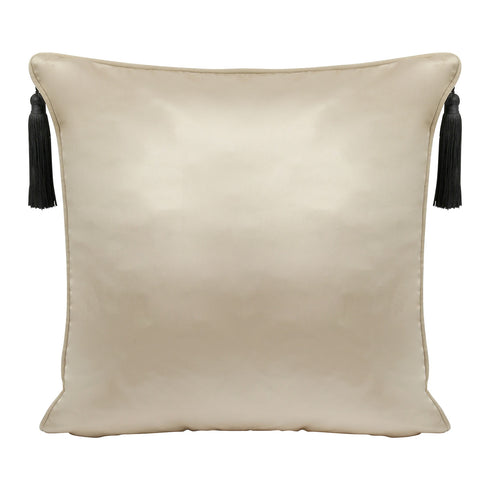 Brianna Latte Silk Cushion