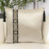 Brianna Latte Silk Cushion