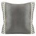 Harlow Grey Silk Cushion