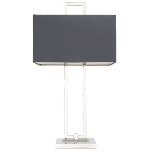 Sandy Nickel Table Lamp